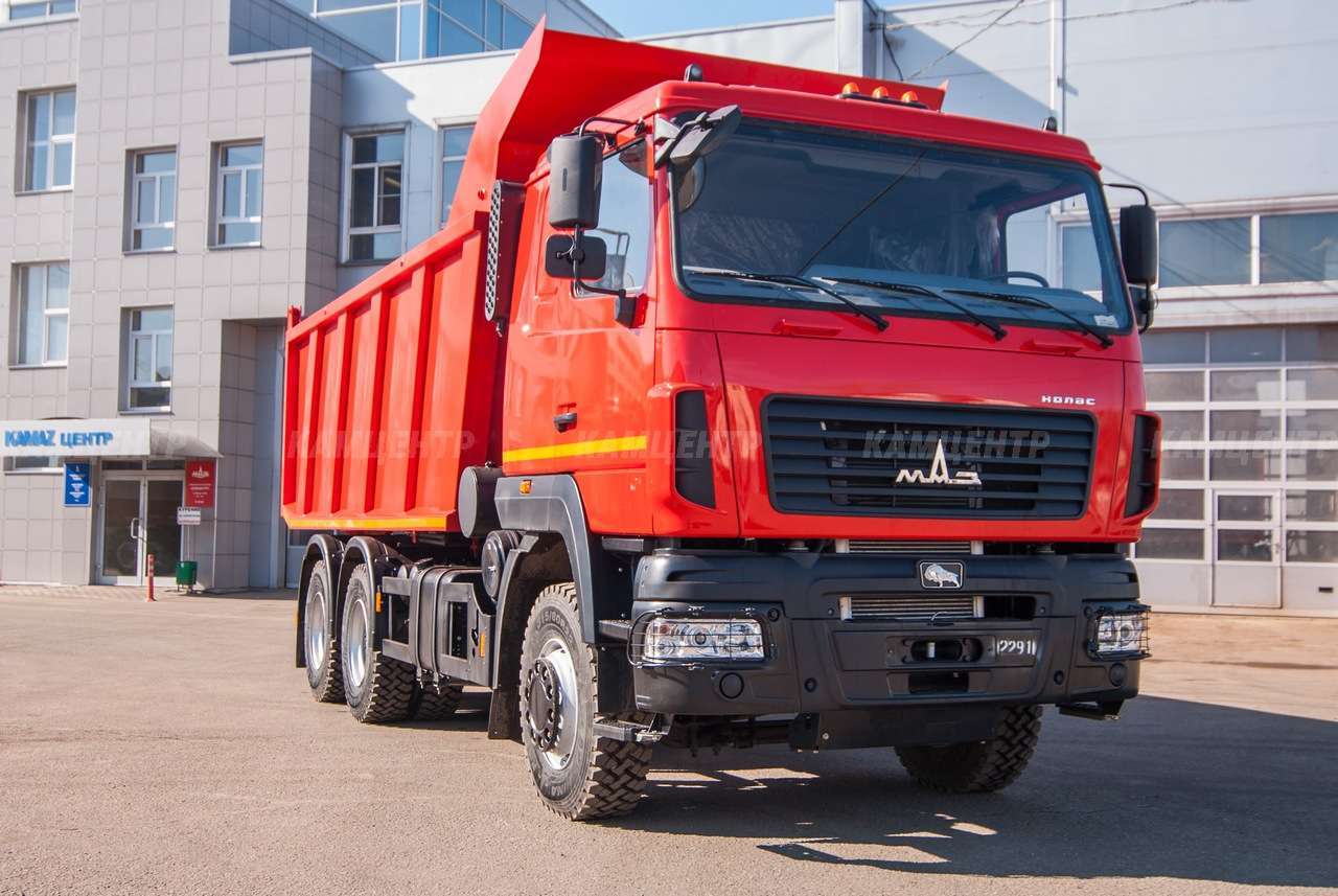 МАЗ-650108-8230-005 Евро-3: особенности тяжелого самосвала для строительных работ